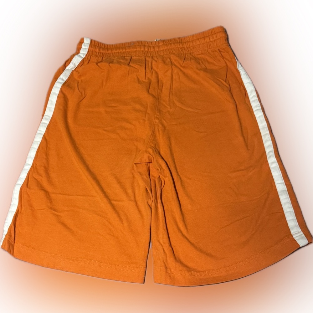 PLACE Orange With White Stripes On Sides Super Soft Great Shorts Youth Large - Picture 7 of 8